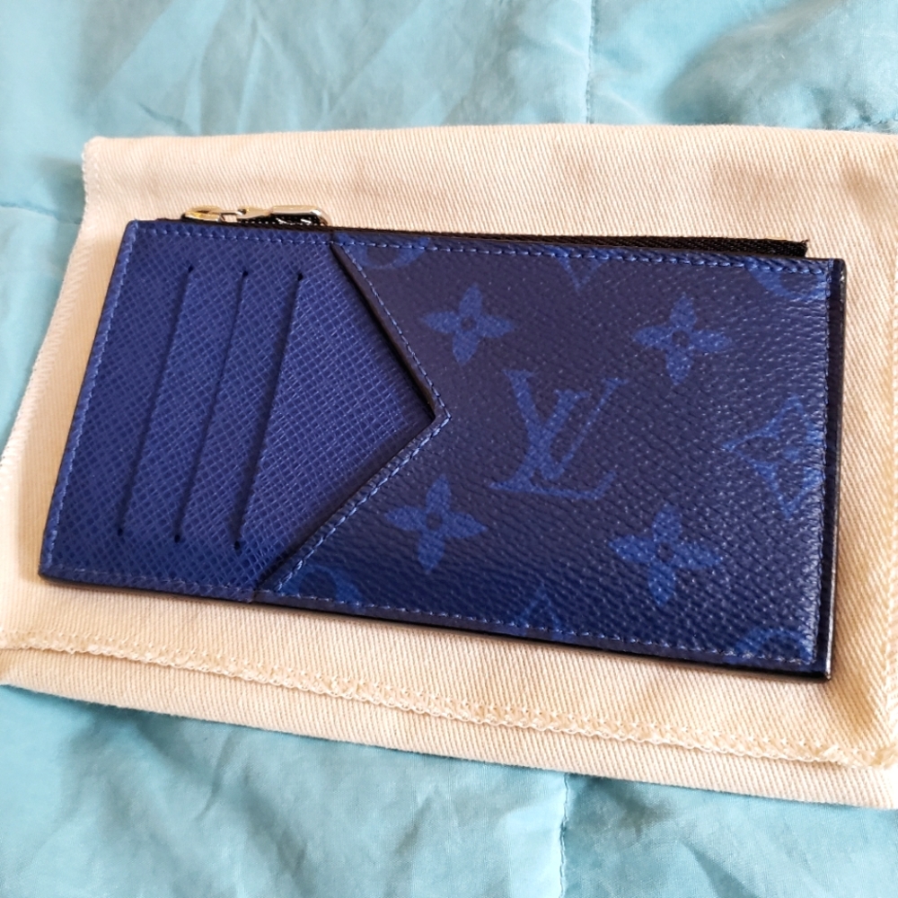 Louis Vuitton Coin Card Holder - Cobalt